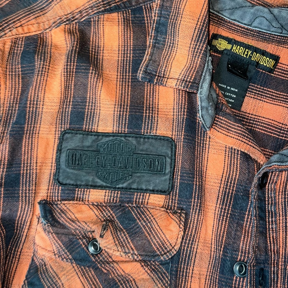Harley Davidson button up